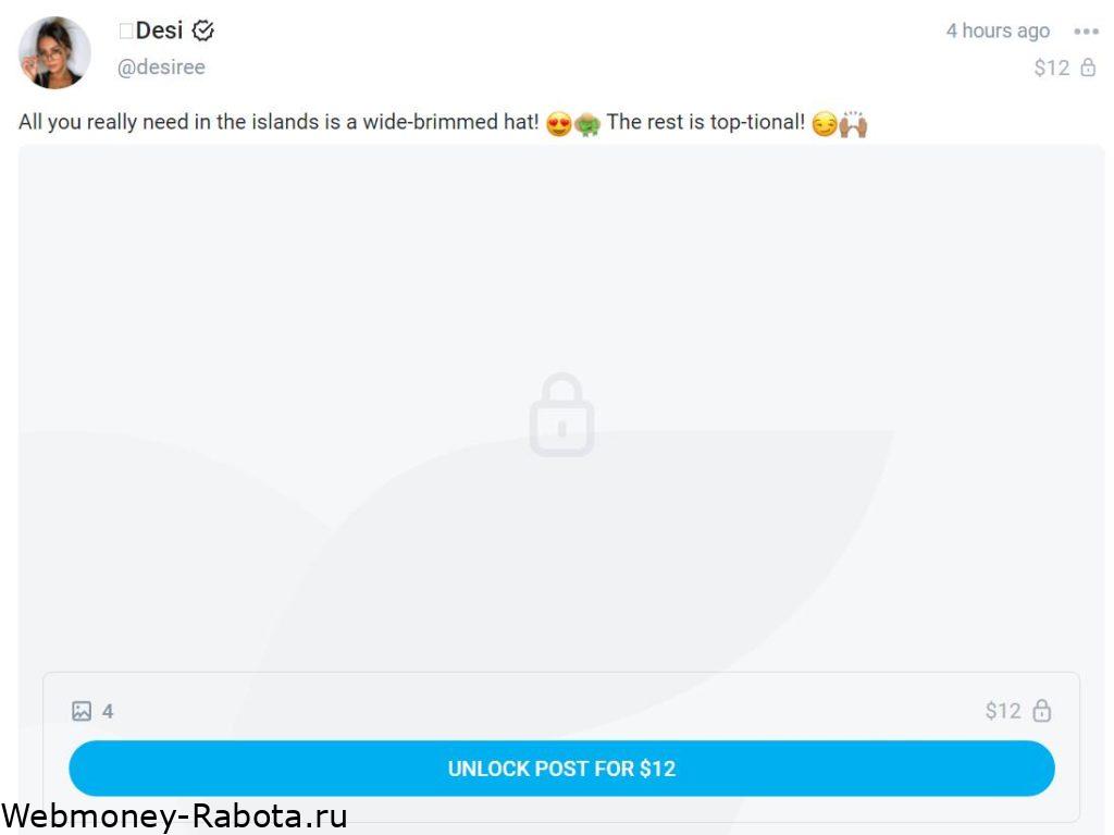 Правила заработка на PPV в Onlyfans (фото и видео с платным просмотром)