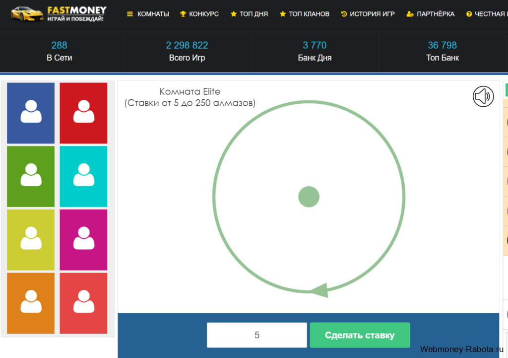 FastMoney игры