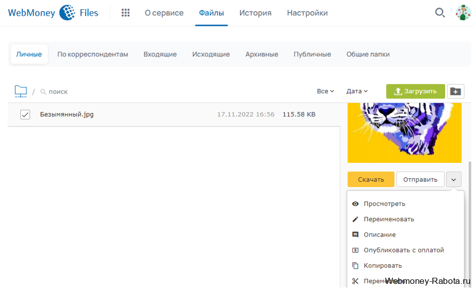WebMoney Files